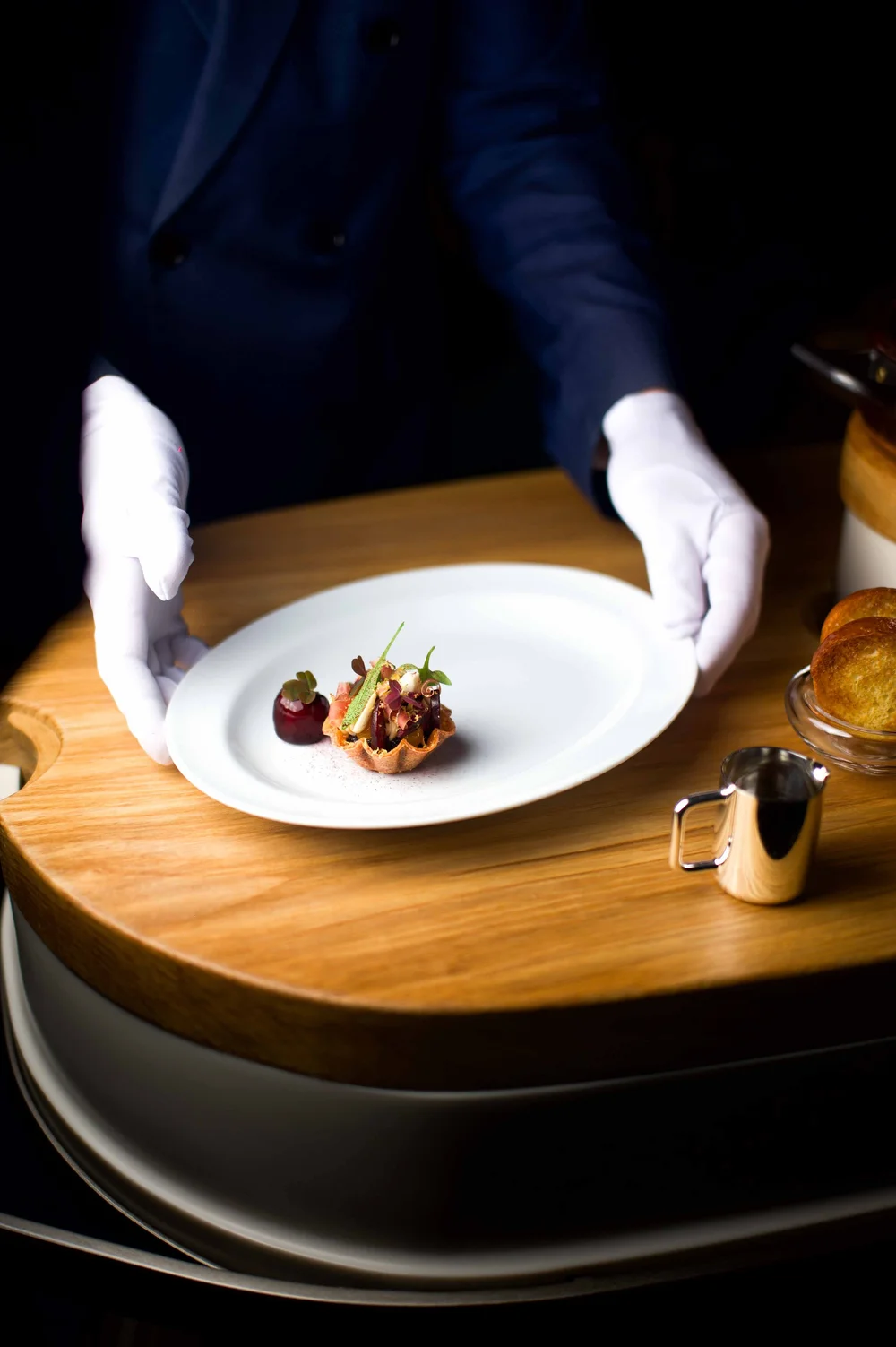 Alain Ducasse at Morpheus, Macau: photograph by Jordan Sapally (23/113)