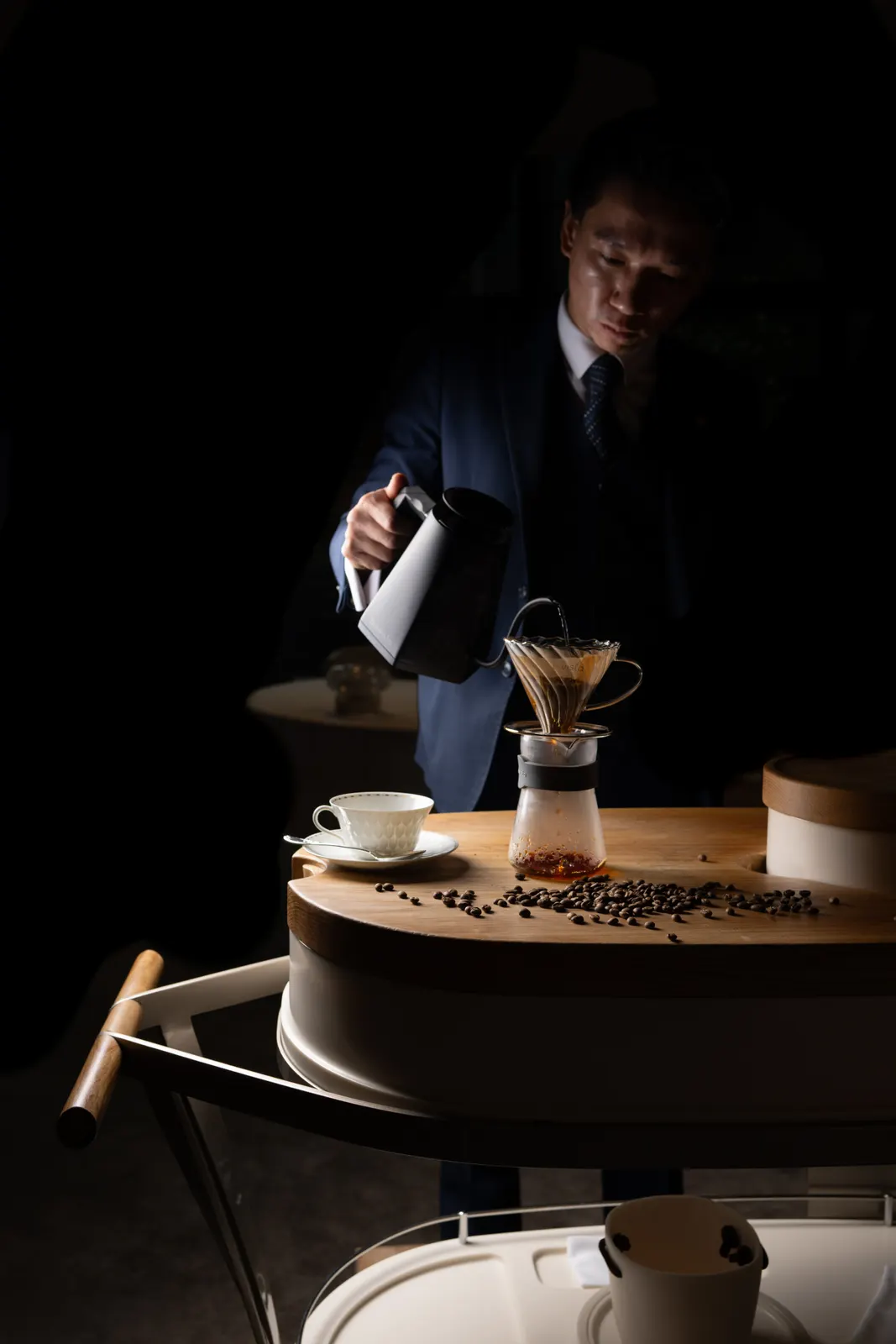 Alain Ducasse at Morpheus, Macau: photograph by Jordan Sapally (59/113)