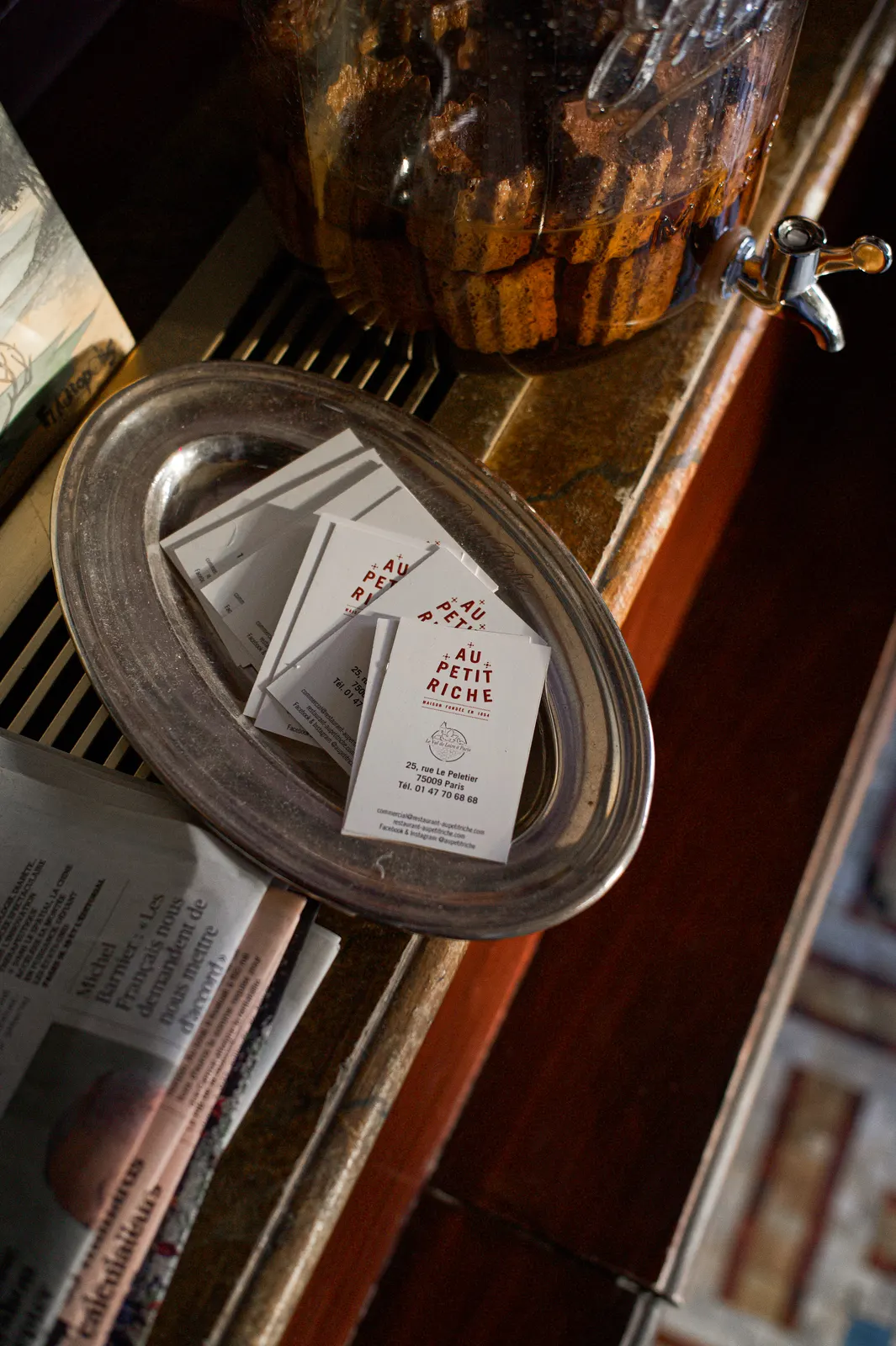 Au Petit Riche, Paris : photographie de Jordan Sapally (7/106)