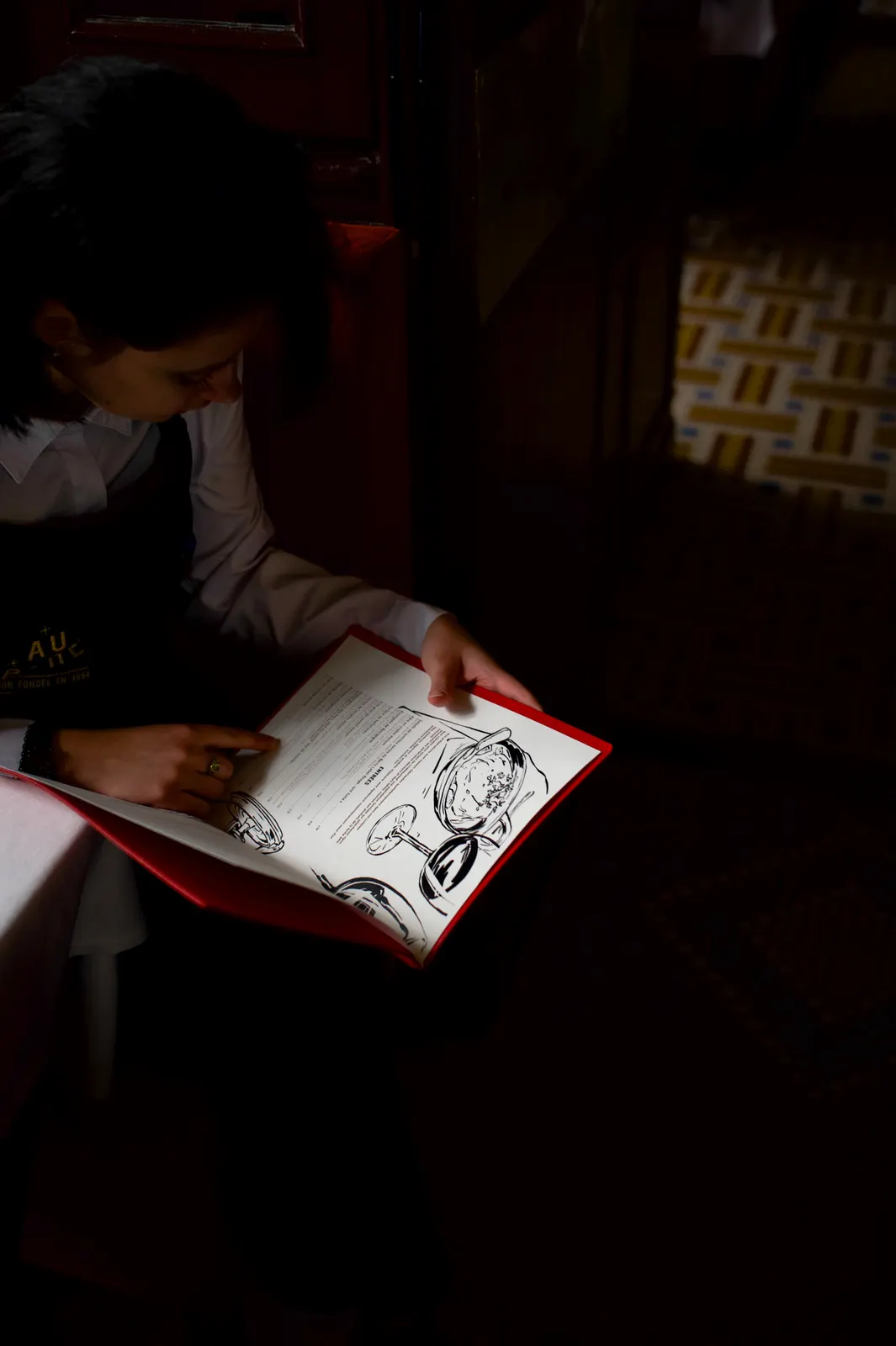 Au Petit Riche, Paris : photographie de Jordan Sapally (62/106)
