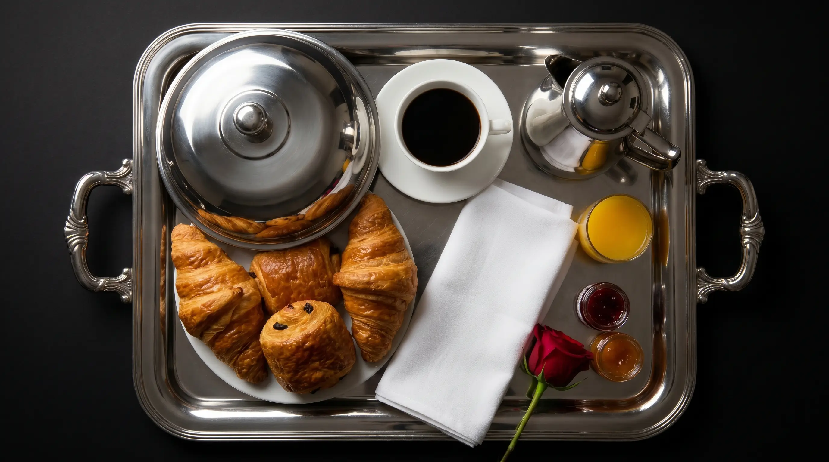 Hospitality — Room-service tray